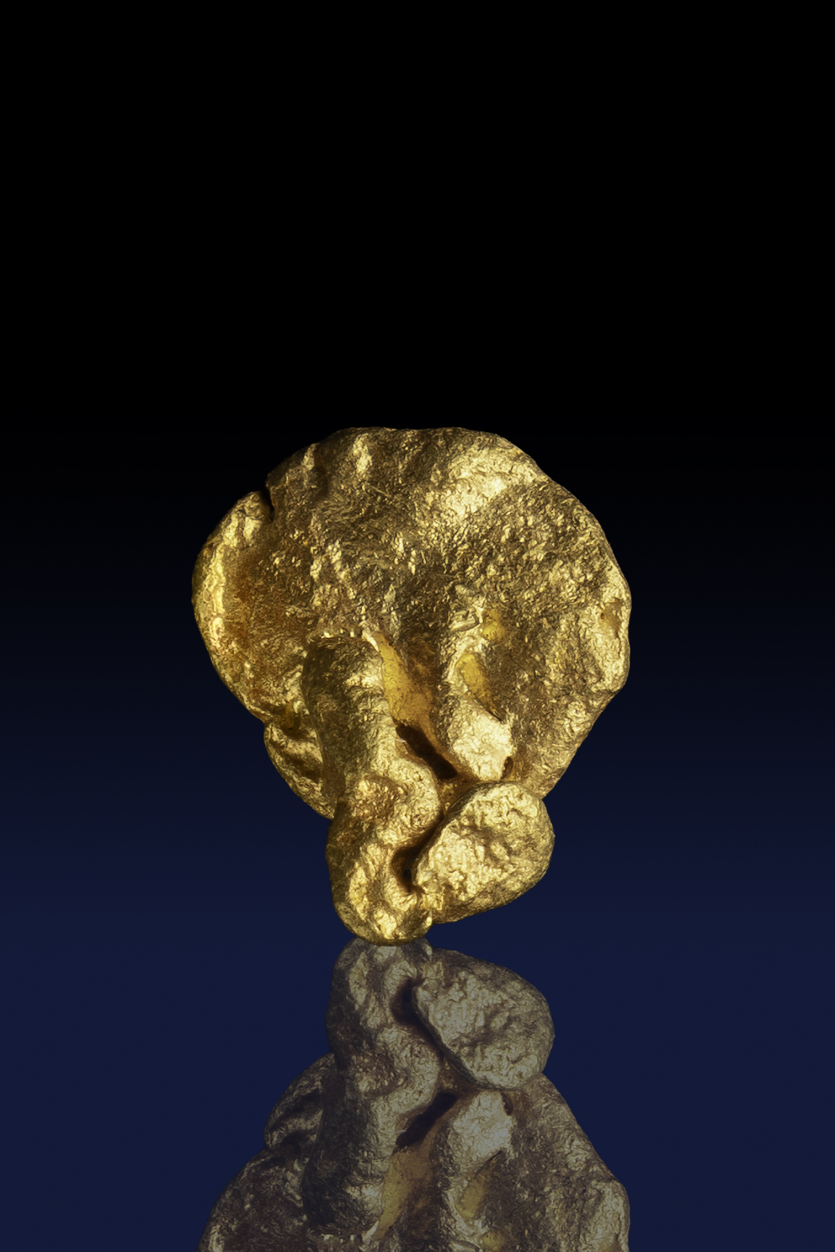 (image for) Gleaming Textured Natural Gold Nugget - Australia - 1.65 grams